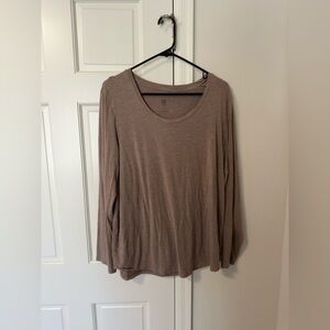 Kindred Bravely Bamboo Maternity and Nursing Long Sleeve, Wheat, 1X